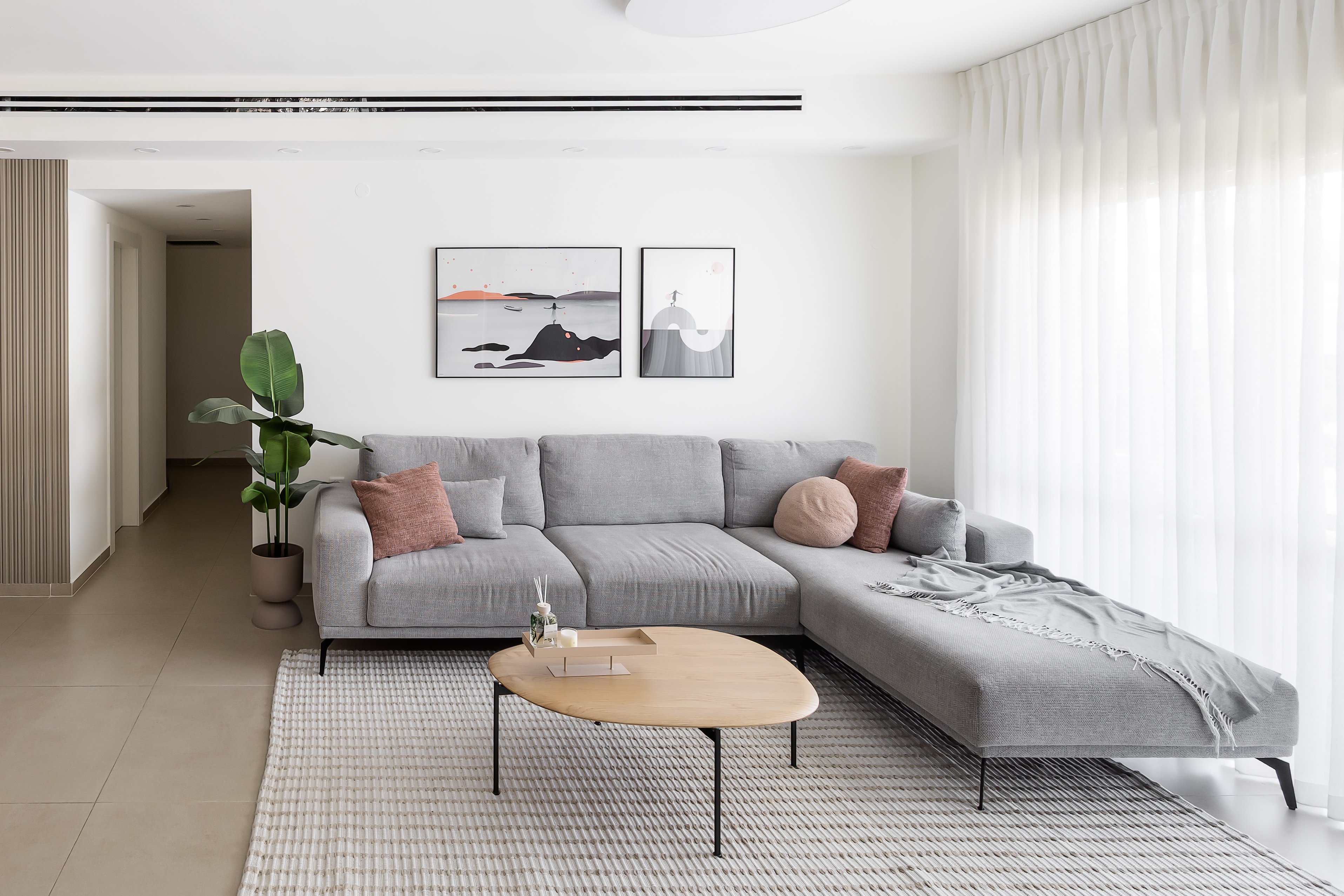 Contemporary Open Plan - interior design project example 1 by TwoDesign Israel