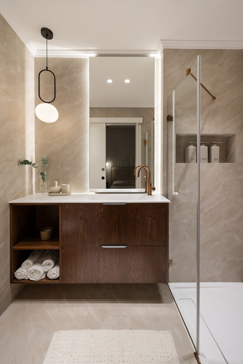 Spa-Inspired Bathroom - interior design project example 1 by TwoDesign Israel
