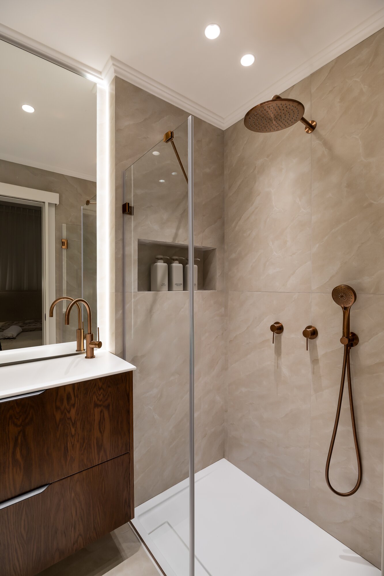 Spa-Inspired Bathroom - interior design project example 2 by TwoDesign Israel