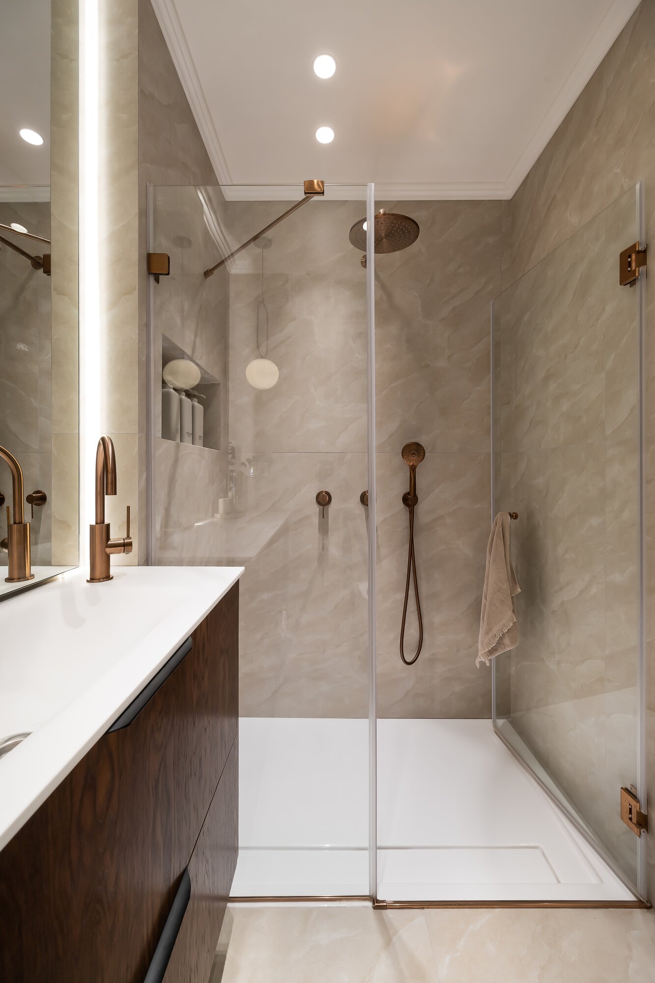 Spa-Inspired Bathroom - interior design project example 3 by TwoDesign Israel